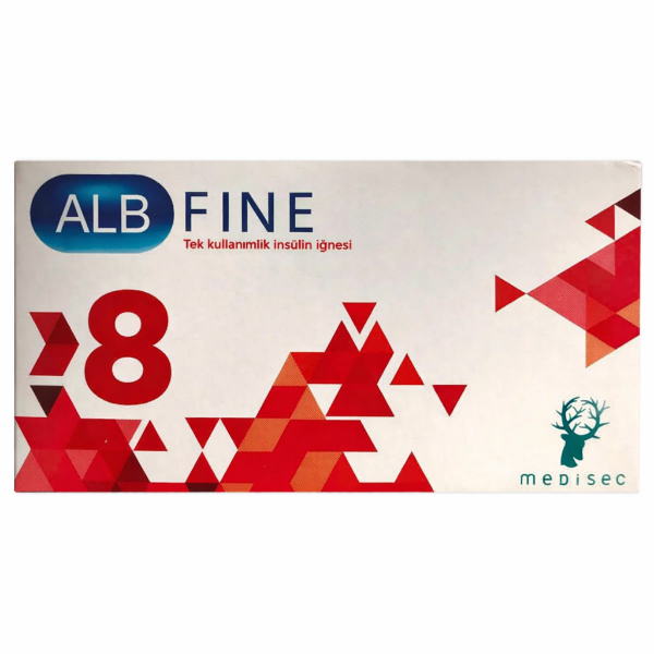 Alb Fine İnsülin İğne Ucu 8 mm